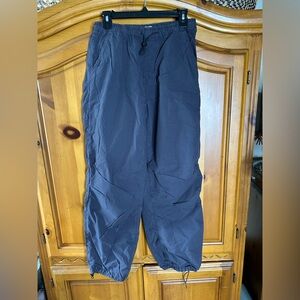 Zara drawstring parachute pants